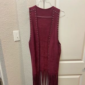 Crazy Train Fringe Vest